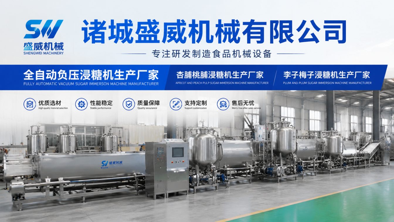 通化为果脯加工提供负压浸糖方案